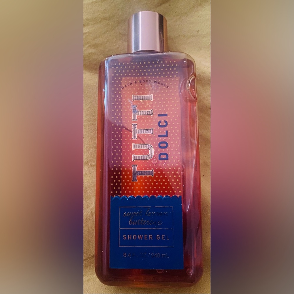 Bath & Body Works Tutti Dolci Shower Gel - Sweet Lemon Buttercup 8.4 Oz